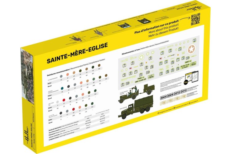 1:72 Heller 50327 Sainte-Mere-Eglise - Diorama Set - Hel50327 2 - HEL50327