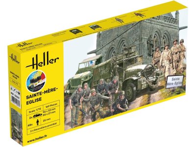 1:72 Heller 52327 Sainte-Mere-Eglise - Diorama Set - Starter Kit - Hel52327 - HEL52327