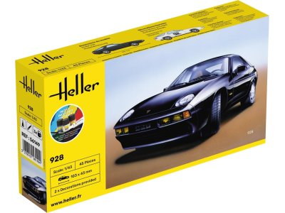 1:43 Heller 56149 Porsche 928 Car - Starter Kit - Hel56149 - HEL56149