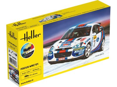 1:43 Heller 56196 Ford Focus WRC01 - Starter Kit - Hel56196 - HEL56196