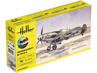 1:72 Heller 56229 Messerschmitt Bf 109 K-4 - Starter Kit - Hel56229 - HEL56229