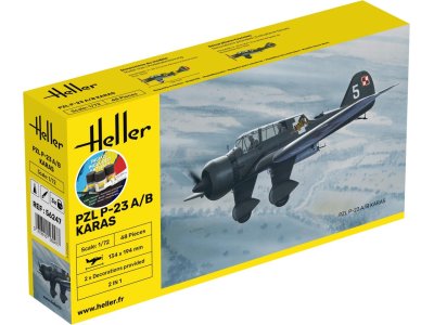 1:72 Heller 56247 PZL P-23 A/B Karas Plane - Starter Kit - Hel56247 1 - HEL56247