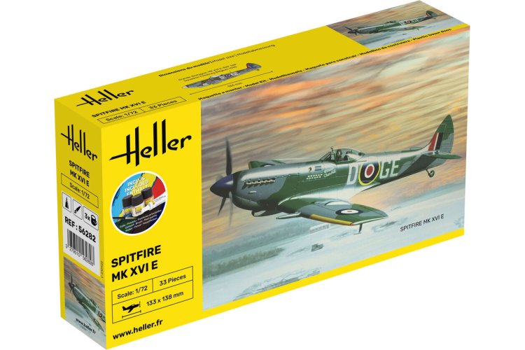 1:72 Heller 56282 Spitfire MK XVI E - Starter Kit - Hel56282 1 - HEL56282