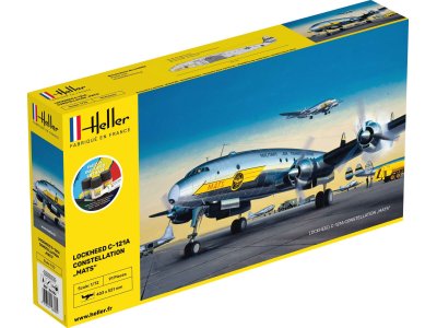 1:72 Heller 56382 C-121A constellation "MATS" - Starter Kit - Hel56382 - HEL56382