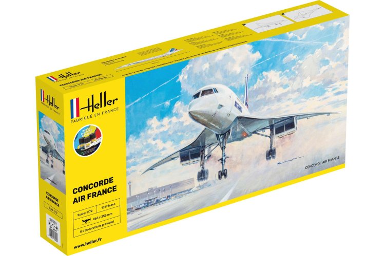 1:72 Heller 56469 Concorde AF Plane - Starter Kit - Hel56469 1 - HEL56469