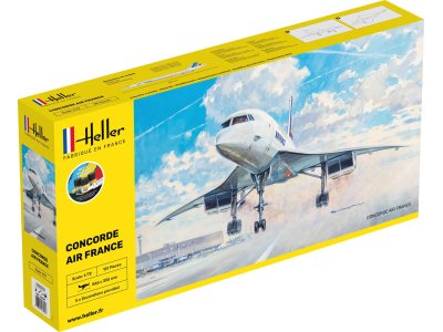 1:72 Heller 56469 Concorde AF Plane - Starter Kit - Hel56469 - HEL56469