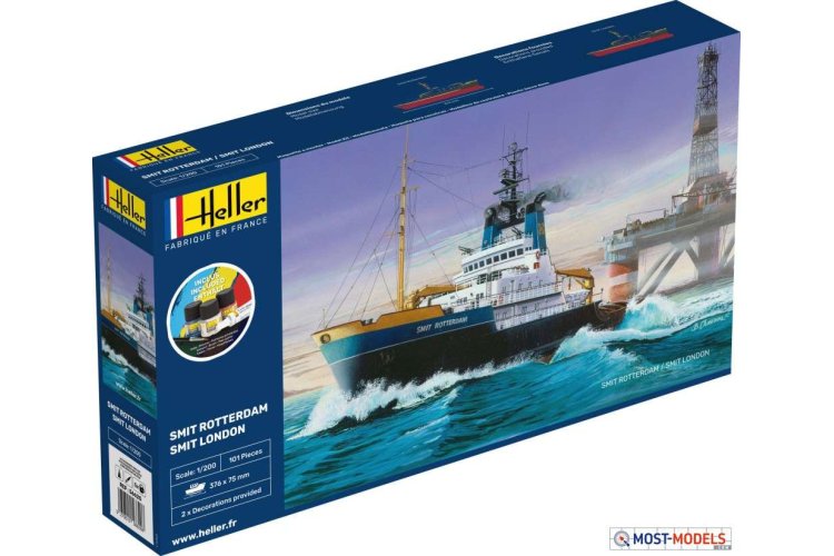 1:200 Heller 56620 Smit Rotterdam Ship - Starter Kit - Hel56620 heller smit rotterdam boot 1 - HEL56620