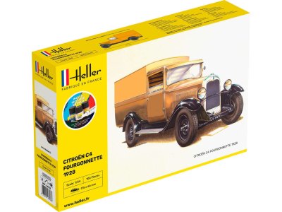 1:24 Heller 56703 Citroen C4 Fourgonnette 1926 - Starter Kit - Hel56703 c4 starter kit - HEL56703