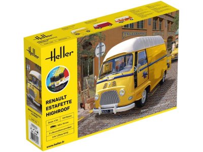 1:24 Heller 56740 Renault Estafette High Roof - Starter Kit - Hel56740 - HEL56740