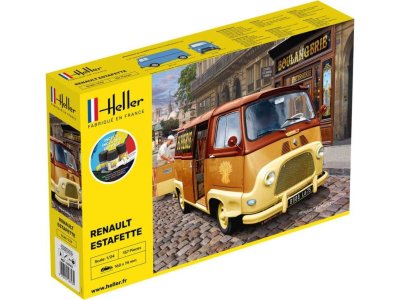 1:24 Heller 56743 Renault Estafette - Starter Kit - Hel56743 estafette heller - HEL56743