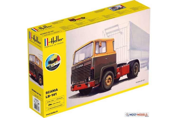 1:24 Heller 56773 Scania LB-141 Truck - Starter Kit - Hel56773 scania heller 1 - HEL56773