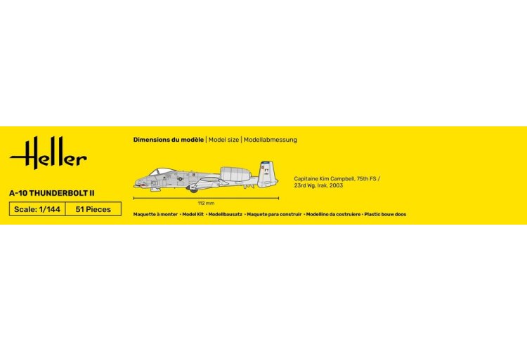 1:144 Heller 56912 A-10 Thunderbolt II - Starter Kit - Hel56912 4 - HEL56912