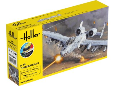 1:144 Heller 56912 A-10 Thunderbolt II - Starter Kit - Hel56912 - HEL56912