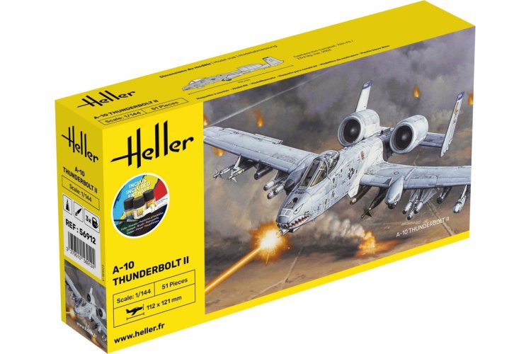 1:144 Heller 56912 A-10 Thunderbolt II - Starter Kit - Hel56912 - HEL56912