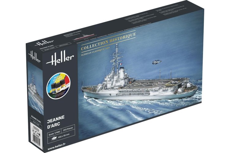 1:400 Heller 57034 Jeanne D Arc Ship - Starter Kit - Hel57034 1 - HEL57034