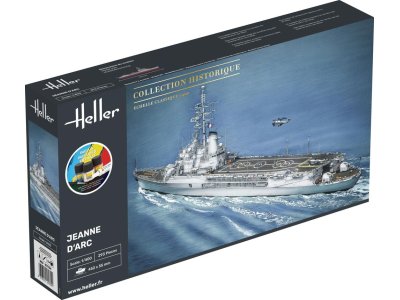 1:400 Heller 57034 Jeanne D Arc Ship - Starter Kit - Hel57034 - HEL57034