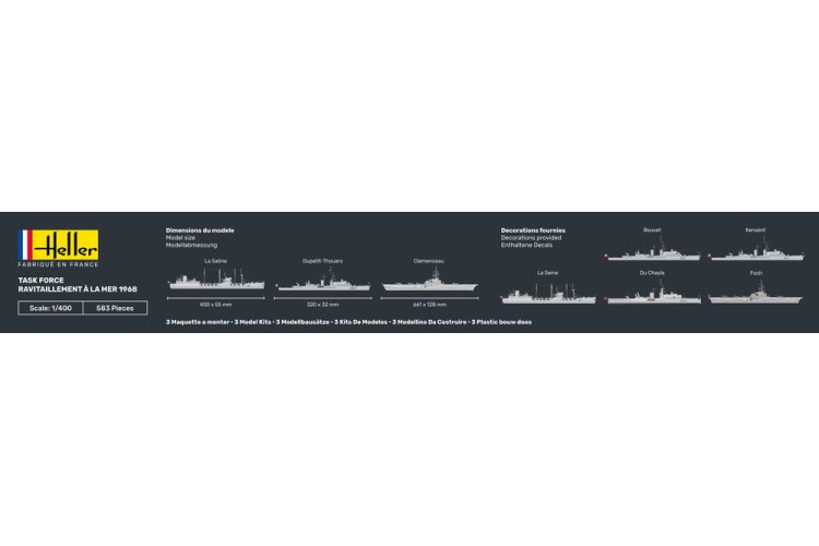 1:400 Heller 57092 Task Force - Ravitaillement A La Mer - Starter Kit - Hel57092 4 - HEL57092