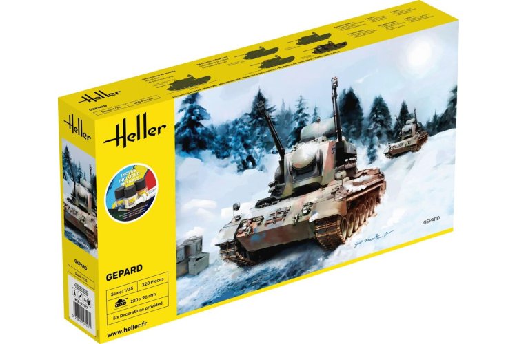 1:35 Heller 57127 Gepard - Starter Kit - Hel57127 1 - HEL57127