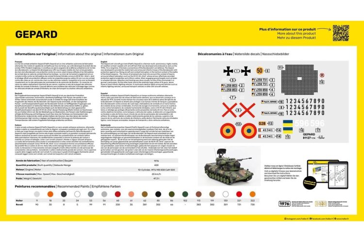 1:35 Heller 57127 Gepard - Starter Kit - Hel57127 3 - HEL57127