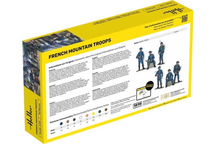 1:35 Heller 57223 French Mountain Troops - Figures - Starter Kit - Hel57223 5 - HEL57223