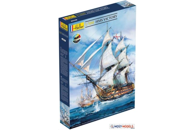 1:100 Heller 58897 HMS Victory Ship - Starter Kit - Hel58897 hmc victory heller kit 1 - HEL58897