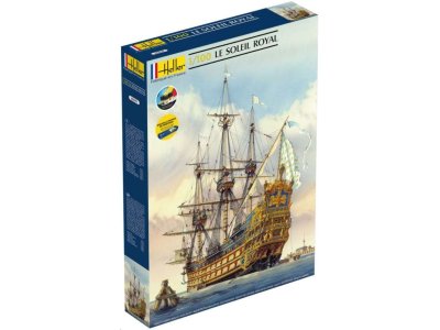 1:100 Heller 58899 Soleil Royal Ship - Starter Kit - Hel58899 soleil royal heller - HEL58899