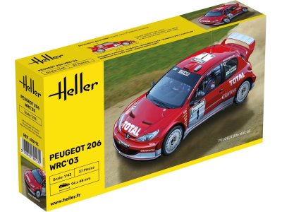 1:43 Heller 80113 PEUGEOT 206 WRC 03 - Hel80113 - HEL80113