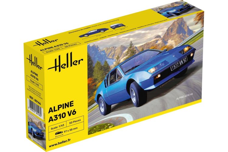 1:43 Heller 80146 Renault Alpine A310 Car - Hel80146 1 - HEL80146