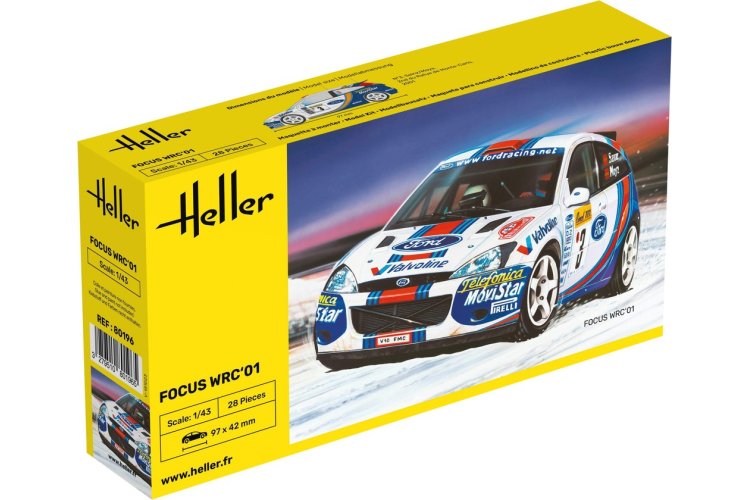 1:43 Heller 80196 Ford Focus WRC01 - Hel80196 1 - HEL80196