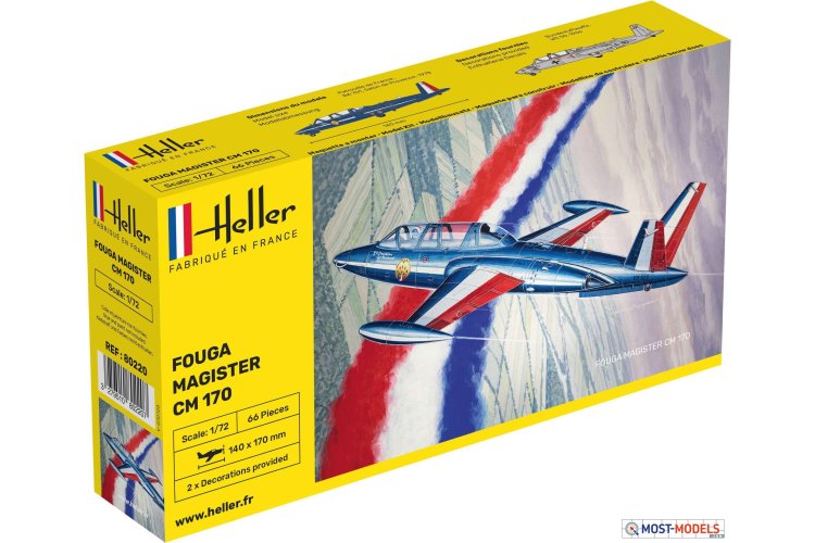 1:72 Heller 80220 Fouga Magister CM 170 - Hel80220 1 - HEL80220