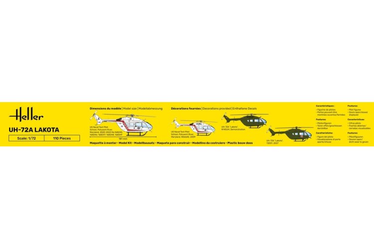 1:72 Heller 80379 Eurocopter UH-72A Lakota Heli - Hel80379 5 - HEL80379