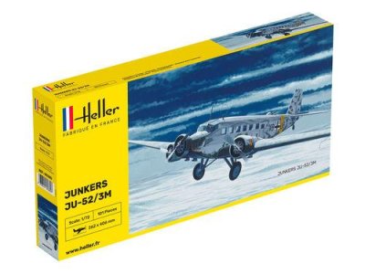 1:72 Heller 80380 Junkers Ju 52/3M Luftwaffe - Hel80380front - HEL80380