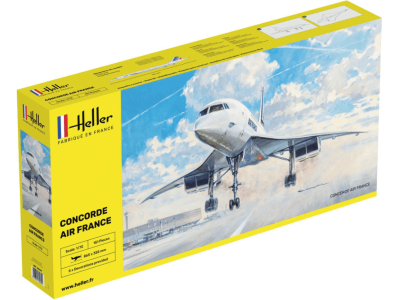 1:72 Heller 80469 Concorde AF Plane - Hel80469 concorde airfrance vliegtuig - HEL80469