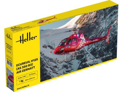 1:48 Heller 80490 Heli Ecureuil H125 - AS 350 B3 - Air Zermatt - Hel80490 - HEL80490