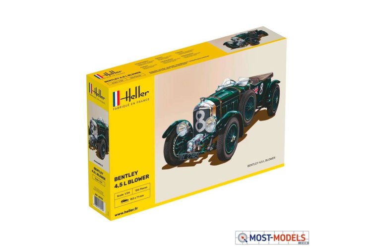 1:24 Heller 80722 Bentley Blower Car - Hel80722 bentley blower heller 1 - HEL80722