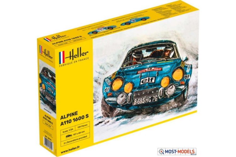 1:24 Heller 80745 Alpina A110 (1600) Car - Hel80745 alpine 1 - HEL80745