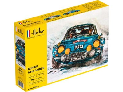 1:24 Heller 80745 Alpina A110 (1600) Car - Hel80745 alpine - HEL80745