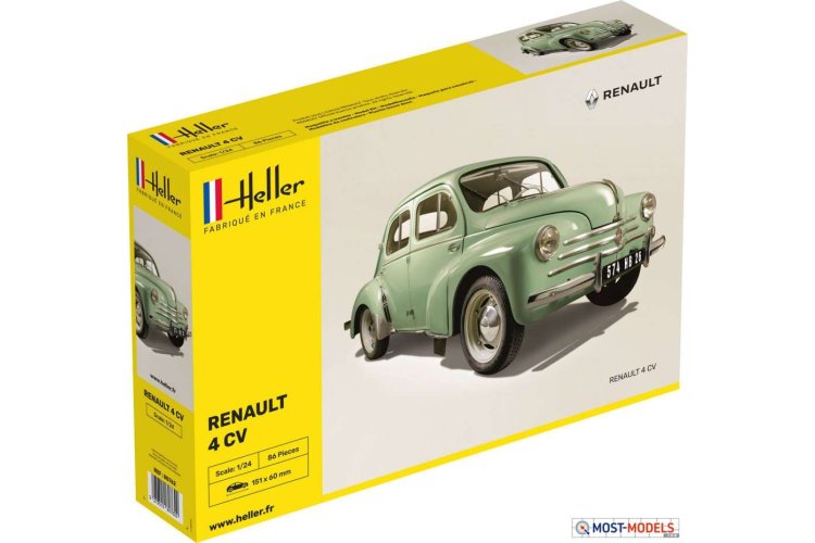 1:24 Heller 80762 Renault 4 CV Car - Hel80762 renault 4 cv heller 1 - HEL80762