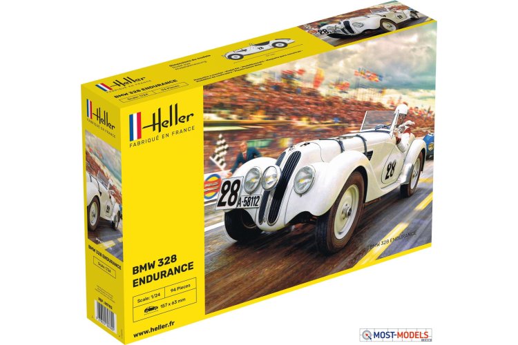 1:24 Heller 80782 BMW 328 Endurance Car - Hel80782 1 - HEL80782