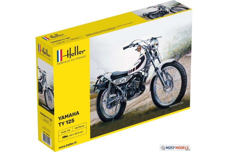 1:8 Heller 80902 Yamaha TY 125 Bike - Hel80902 yamaha bike heller 1 - HEL80902