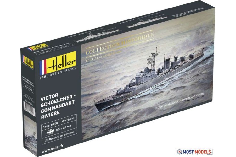 1:400 Heller 81015 Victor Schoelcher - Commandant Riviere - Hel81015 1 - HEL81015