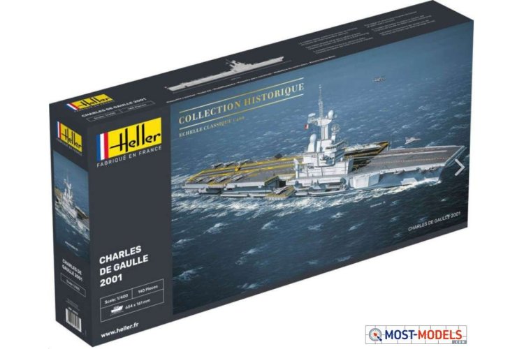 1:400 Heller 81072 Charles De Gaulle Ship - Hel81072 1 - HEL81072