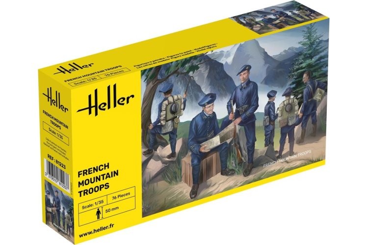 1:35 Heller 81223 French Mountain Troops - Figures - Hel81223 1 - HEL81223