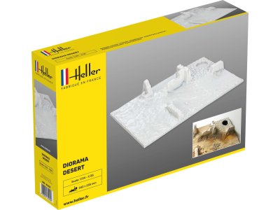 1:35 Heller 81255 Socle Diorama Desert - Hel81255 - HEL81255