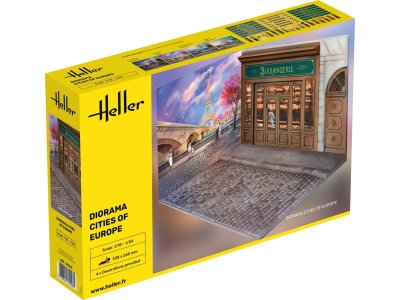 1:18 - 1:24 Heller 81256 Diorama - Gebouw in een Europeese Stad - 4 Opties Inbegrepen - Hel81256 1 - HEL81256