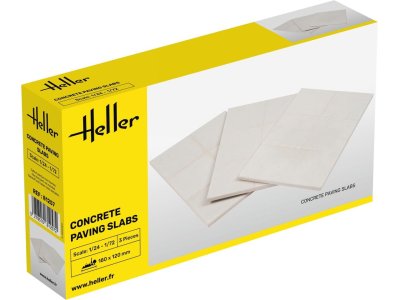 Heller 81257 Concrete Pavin Slabs - Betonnen Bestratingstegels - Hel81257 - HEL81257