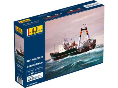 1:200 Heller 85608 ROC Amadour + Bodasteinur Ships - Twinset - Hel85608 - HEL85608