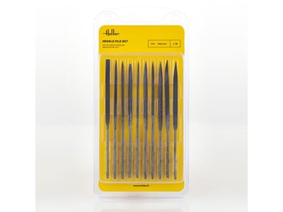 Heller 99004 Hobby Needle File Set - 140mm - 10 pieces - Hel99004 xs 1 - HEL99004-XS