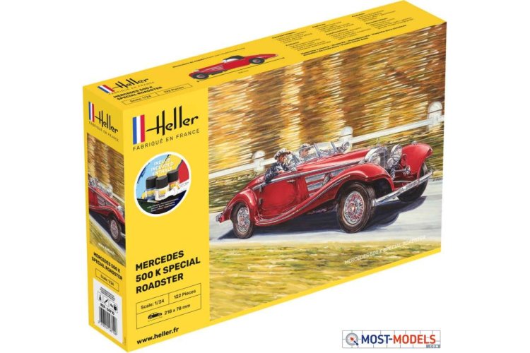 1:24 Heller 56710  500 K Special Roadster Car - Starter Kit - Heller56710 1 - HEL56710