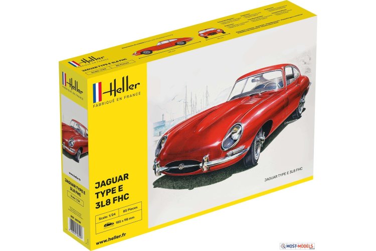 1:24 Heller 80709 Jaguar Type E 3L8 FHC  - Heller80709 1 - HEL80709